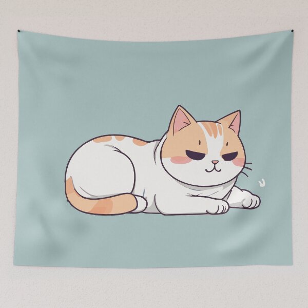 Item preview, Cute Lazy Angry Cat designed and sold by Atlantico54.