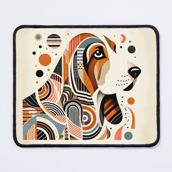 Item preview, Vibrant Basset Hound Painting designed and sold by PawspectCreate.