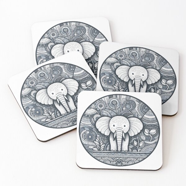 Item preview, baby elephant designed and sold by gkhanco.