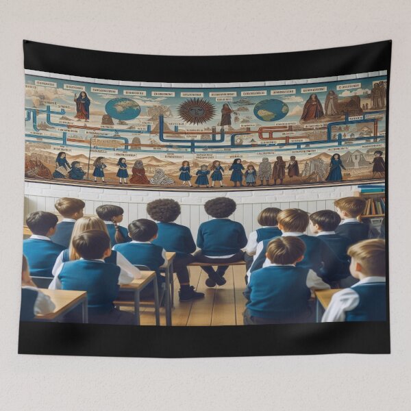 Item preview, Children Timeline Maps Inspired Wall Art and Puzzle_4 designed and sold by Cupideros.