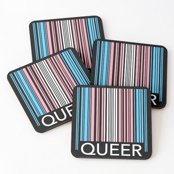 Artikelvorschau, QUEER Trans-Barcode entworfen und verkauft von Thelittlelord.