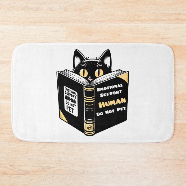 Item preview,  emotional support human do not pet-black cat  designed and sold by toobel.