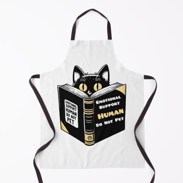 Item preview,  emotional support human do not pet-black cat  designed and sold by toobel.