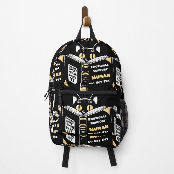 Item preview,  emotional support human do not pet-black cat  designed and sold by toobel.