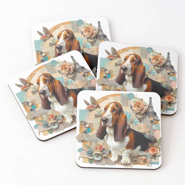 Item preview, Unique Basset Hound Dog Dad Tribute designed and sold by PawspectCreate.