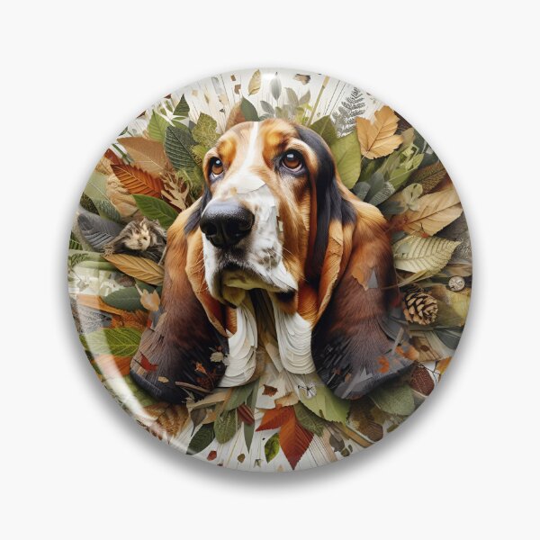 Item preview, Charming Basset Hound Dog Mom Art designed and sold by PawspectCreate.