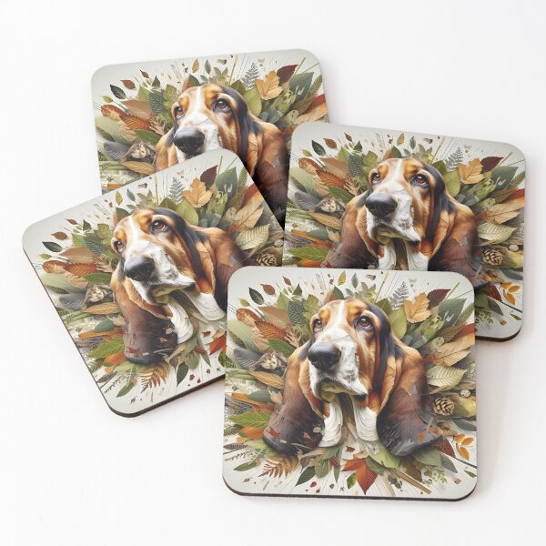 Item preview, Charming Basset Hound Dog Mom Art designed and sold by PawspectCreate.