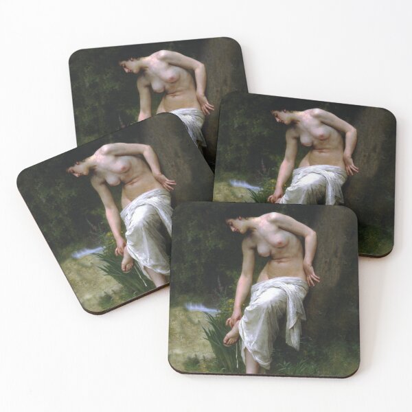Item preview, Apres le bain Nude woman washing her feet - William Adolphe Bouguereau  designed and sold by Vintage Designs +.