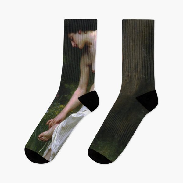 Item preview, Apres le bain Nude woman washing her feet - William Adolphe Bouguereau  designed and sold by Vintage Designs +.