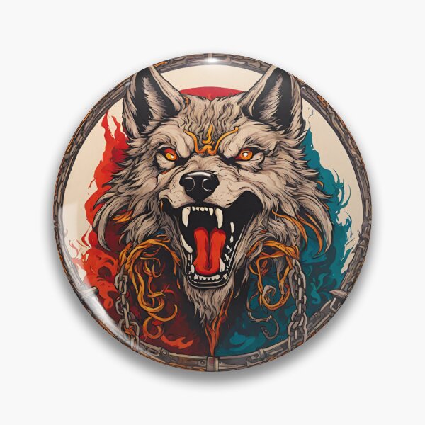 Artikelvorschau, Fenrir: Der Wolf der Dunkelheit entworfen und verkauft von Aurorartsprint.
