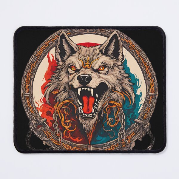 Item preview, Fenrir: The Wolf of Darkness designed and sold by Aurorartsprint.