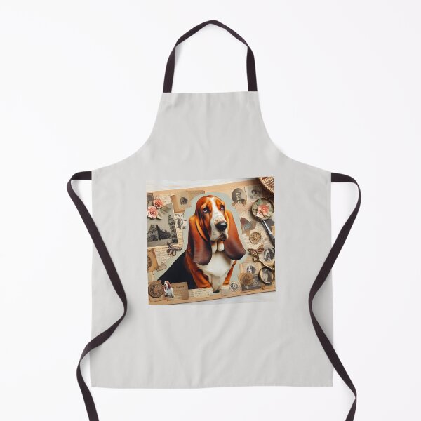Item preview, Artistic Basset Hound Collage Expression designed and sold by PawspectCreate.