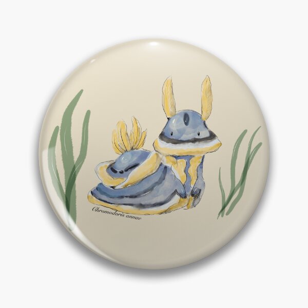 Item preview, Nudibranch Sea Slug Chromodoris annae watercolor cute  ocean  designed and sold by Chibichaoshop.