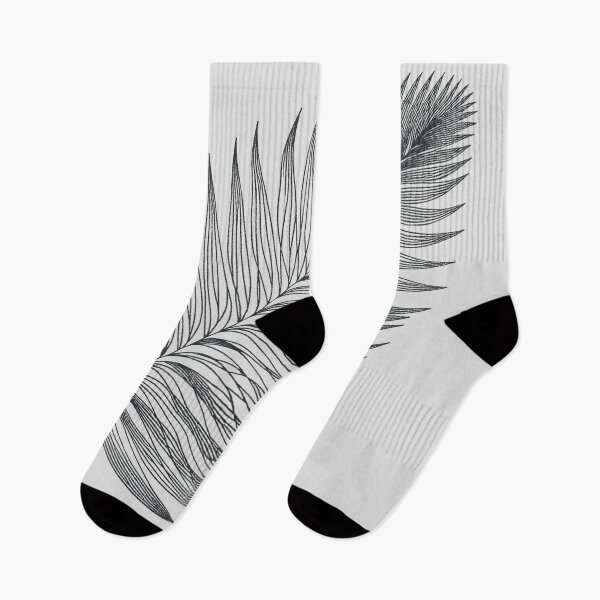 Item preview, Minimalist tropical palm leaves designed and sold by zzz888.