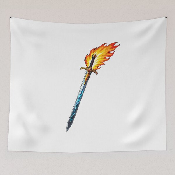 Item preview, Burning Sword designed and sold by Bunmigraphics .