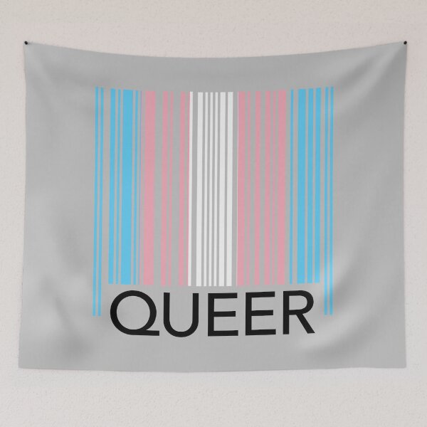 Artikelvorschau, QUEER Trans-Barcode entworfen und verkauft von Thelittlelord.