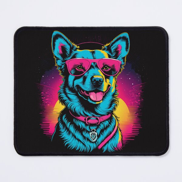 Item preview, When your little dog adopts glasses, each encounter with other pets becomes a fashion occasion, with exchanges of looks and lenses reflecting friendship and camaraderie designed and sold by Pulsant  Paintings.
