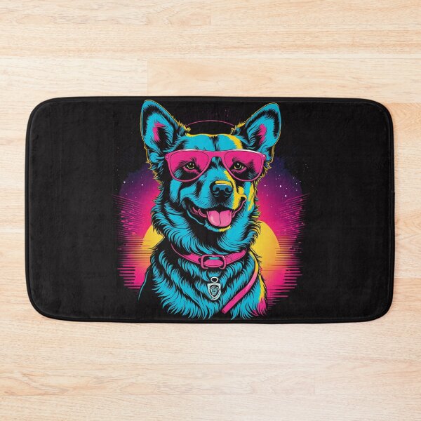 Item preview, When your little dog adopts glasses, each encounter with other pets becomes a fashion occasion, with exchanges of looks and lenses reflecting friendship and camaraderie designed and sold by Pulsant  Paintings.