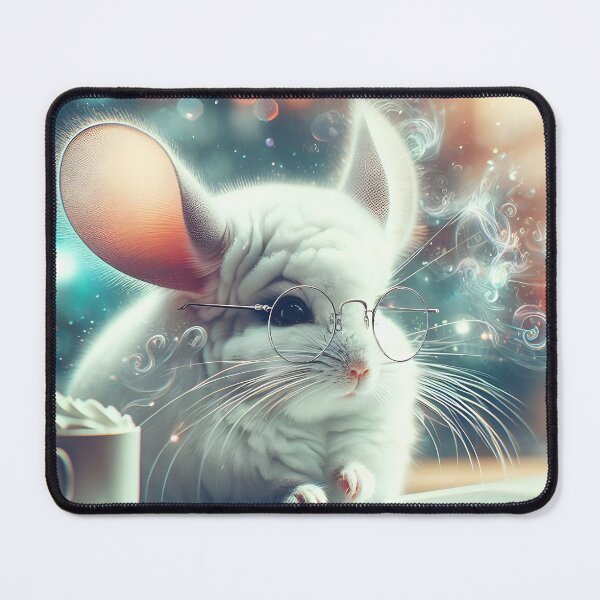 Item preview, Chinchilla at Work: Computer and Coffee Break designed and sold by ki-mer-a.