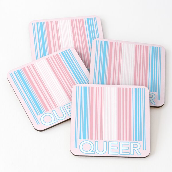 Item preview, QUEER Trans Barcode  designed and sold by Thelittlelord.