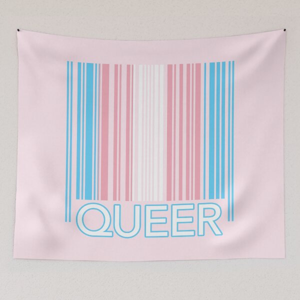 Artikelvorschau, QUEER Trans-Barcode entworfen und verkauft von Thelittlelord.