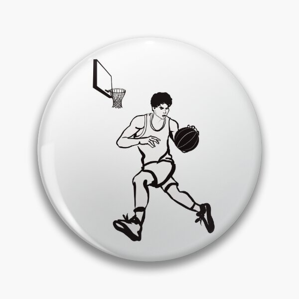 Item preview, Basketball player  dribble the ball designed and sold by Fauraarts.