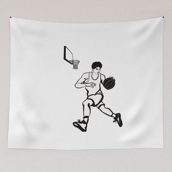 Item preview, Basketball player  dribble the ball designed and sold by Fauraarts.