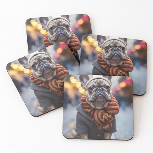Item preview, French Bulldog Dog in Montmartre, Paris: designed and sold by ThisWayUpAr.