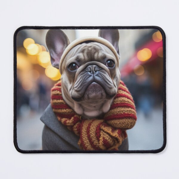 Item preview, French Bulldog Dog in Montmartre, Paris: designed and sold by ThisWayUpAr.