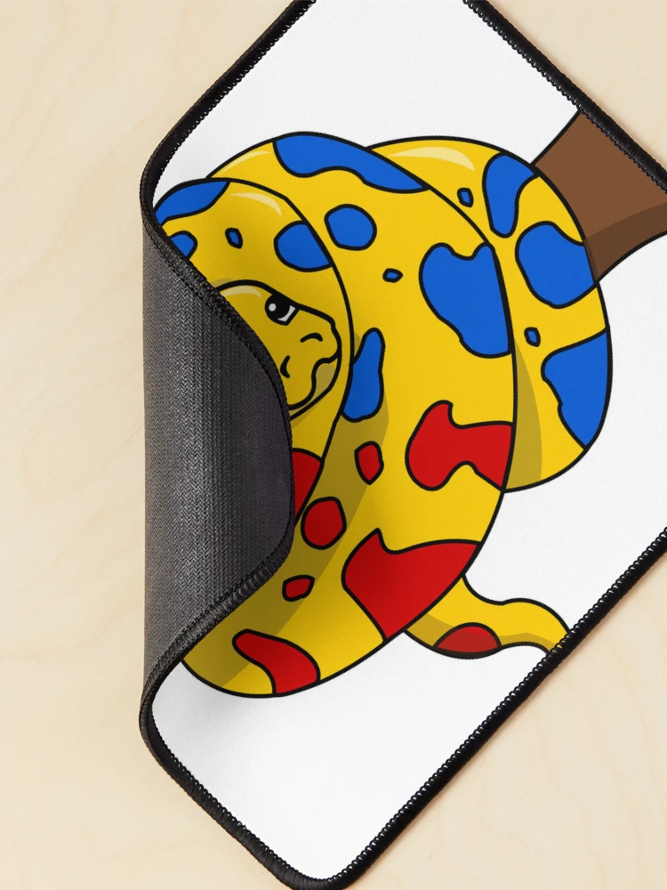Thumbnail 2 of 5, Mouse Pad, Primary Python designed and sold by HarveyHandcraftsandDesigns.