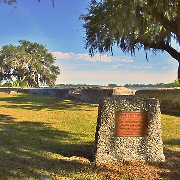 Artwork thumbnail, Fort Frederick Circa 1735-1758 Port Royal South Carolina by LisaWootenPhoto