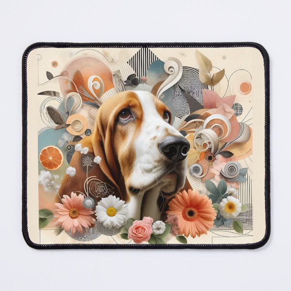 Item preview, Collage Art Magic: Basset Hound Edition designed and sold by PawspectCreate.