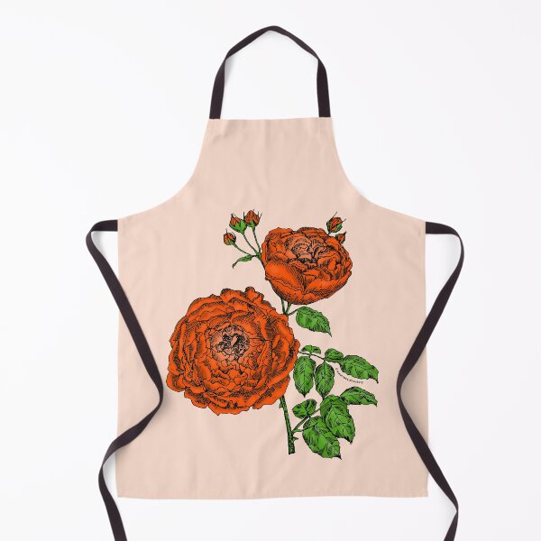 Item preview, Orange Globular Rose Bloom Very Full 40+ Petals In 3+ Rows designed and sold by Rachael Taylor.