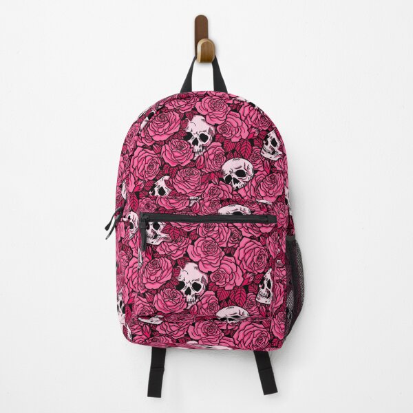 Item preview, Skulls and Roses Pattern- Pink designed and sold by Studio-Ithelda.