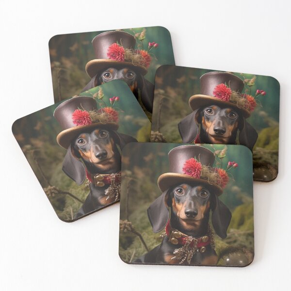 Item preview,  Dachshund in the German Fairytale Forest: designed and sold by ThisWayUpAr.