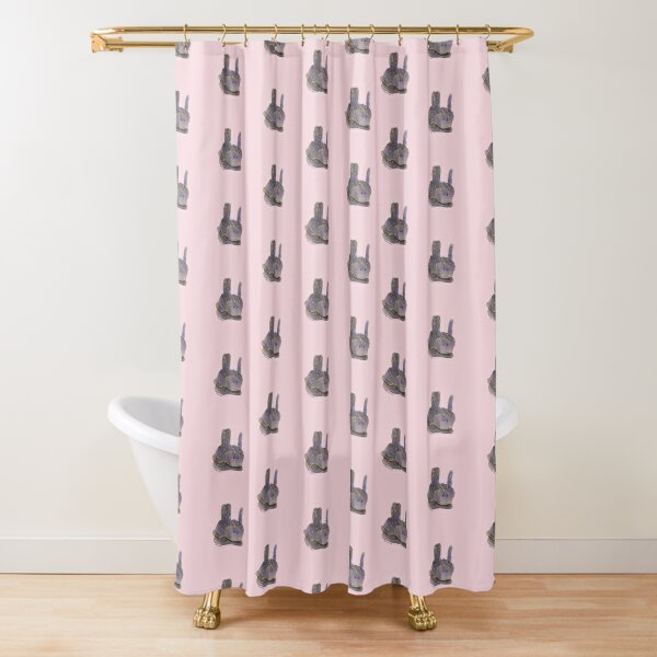 Watercolor Whale Funny Cat Fishing Ocean Shower Curtain Bathroom