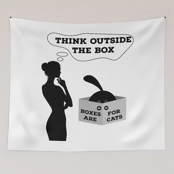 Item preview, Think Outside the Box:Cat's Perspective designed and sold by PapaMikeCrafts.