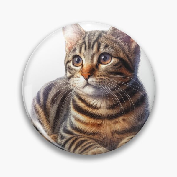 Item preview, adorable brown cat tabby animal lover designed and sold by WindInMay.