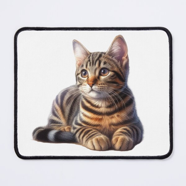 Item preview, adorable brown cat tabby animal lover designed and sold by WindInMay.