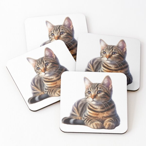 Item preview, adorable brown cat tabby animal lover designed and sold by WindInMay.