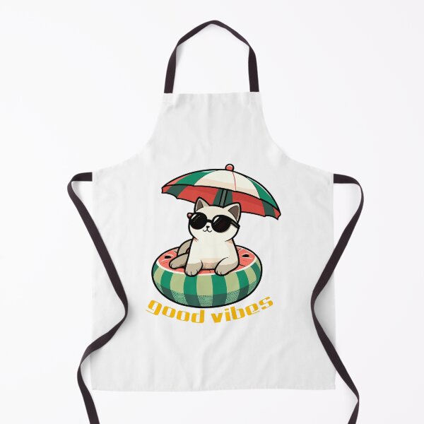 Item preview, good vibes cat watermelo- Chill Companion: Cat in Sunglasses-summer designed and sold by toobel.
