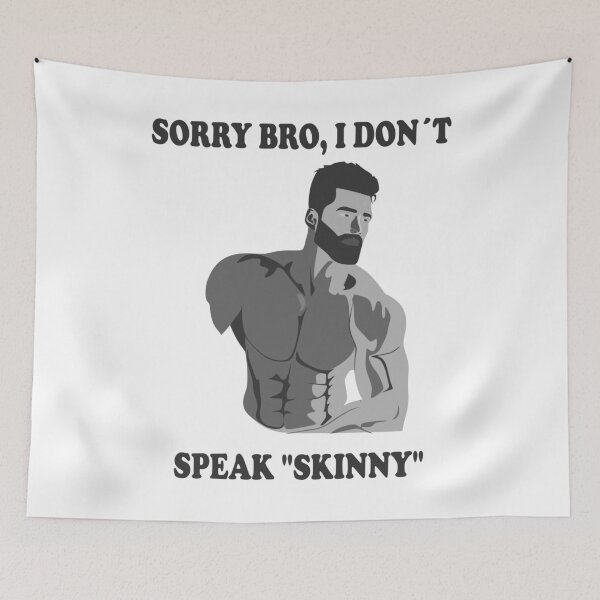 Item preview, Sorry brother, I don't speak "skinny" designed and sold by riosaygili.