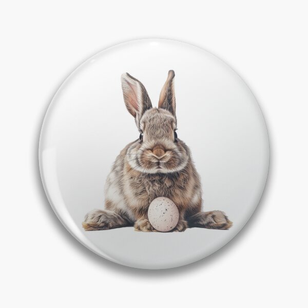Item preview, Drawing of a Golden bunny with an easter egg designed and sold by Sticker1Central.