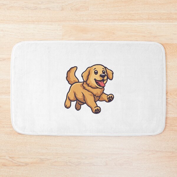 Item preview, Cute Golden Retriever running with tongue out designed and sold by Jirayut Srimuang.