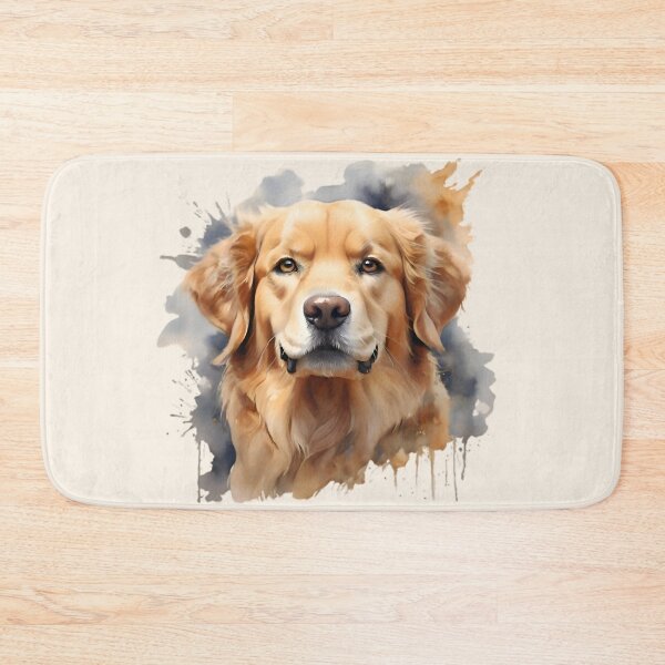 Artikelvorschau, Golden Retriever-Gemälde entworfen und verkauft von PolygonPinnacle.