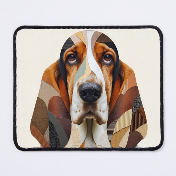 Item preview, Basset Hound Collage: A Symphony of Canine Beauty designed and sold by PawspectCreate.