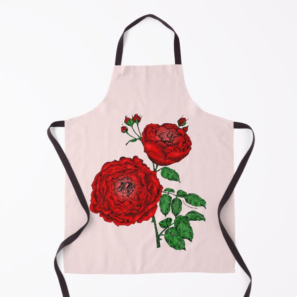 Item preview, Bright Red Globular Rose Bloom Very Full 40+ Petals In 3+ Rows designed and sold by Rachael Taylor.
