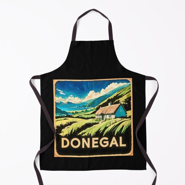 Item preview, Donegal Landscape Watercolour Cottage By The Seaside designed and sold by OliDesigns.