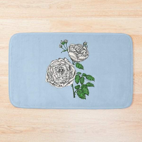 Item preview, White Globular Rose Bloom Very Full 40+ Petals In 3+ Rows designed and sold by Rachael Taylor.