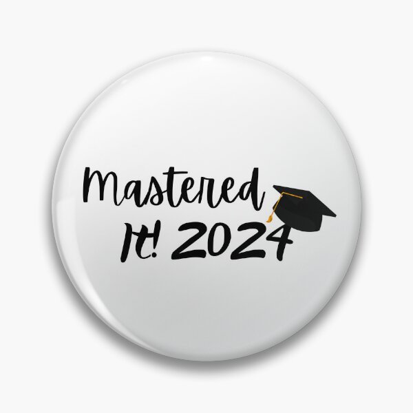 Item preview, Mastered it 2024, Graduation, master degree, education,celebration designed and sold by redsh2564.